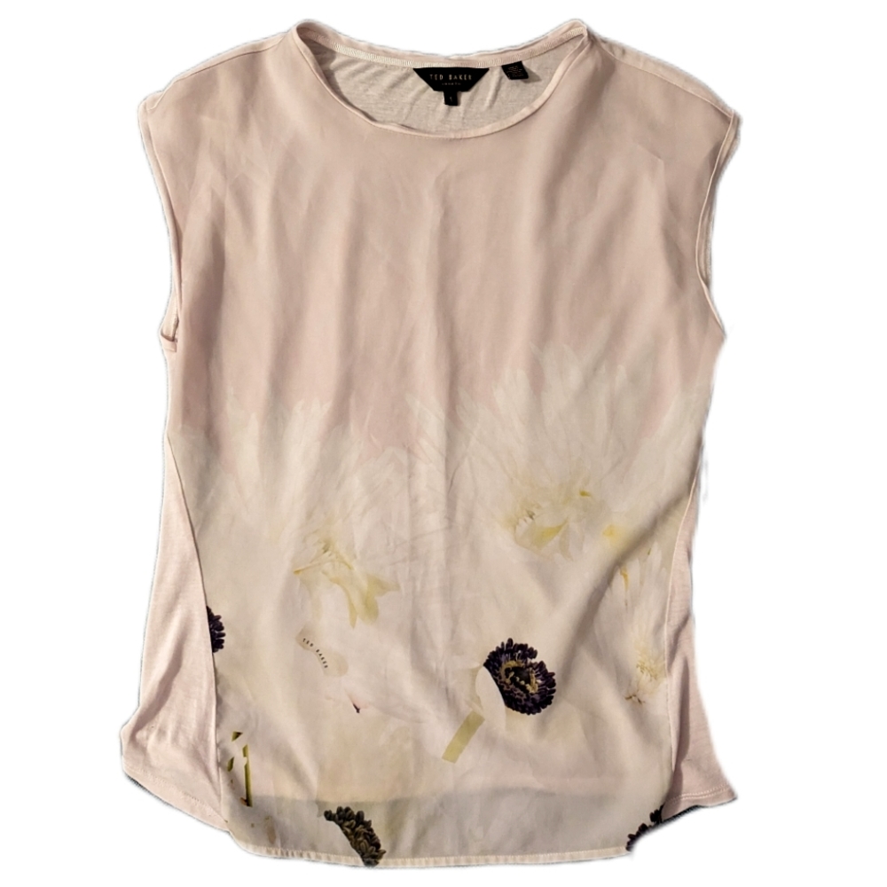 Ted Baker TOP IN NUDE PINK Pearly Petal Size 1